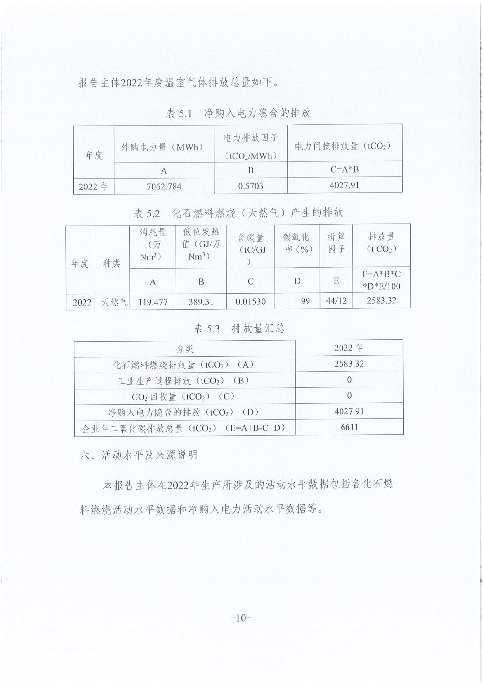 《企業(yè)溫室氣體排放報告》公示